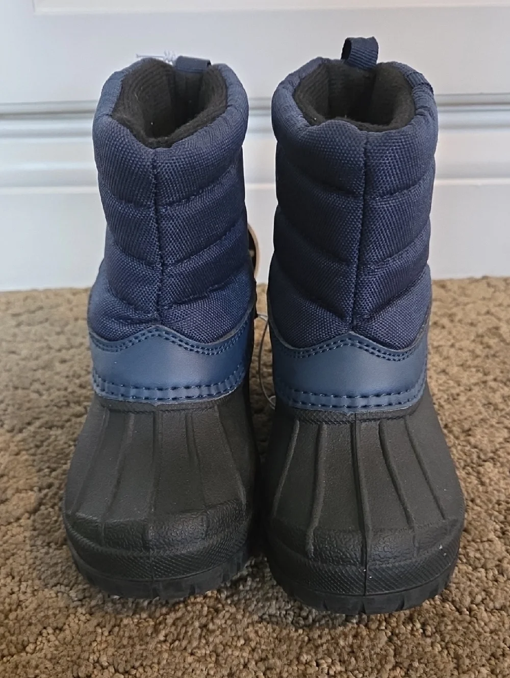 Toddler Boys Falls Creek Snowpack NAVY Winter Snow Boots Size 5 6 10 Pull On NWT